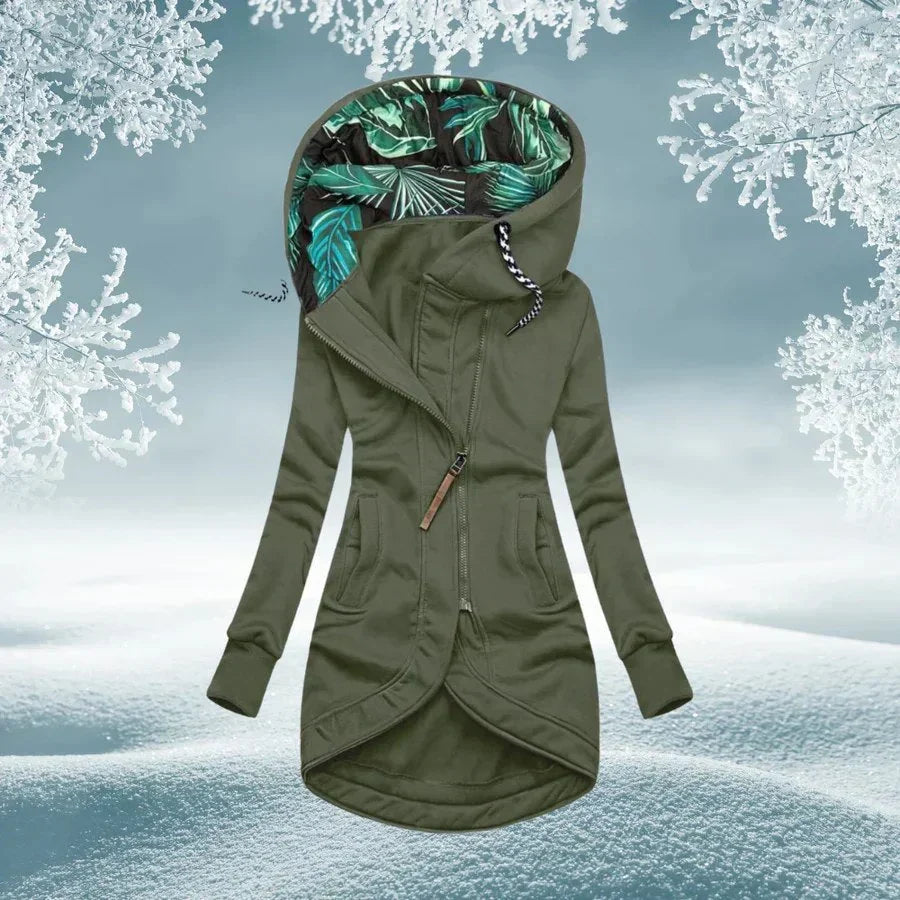 Ingrid - Kapuzen-Longline-Jacke