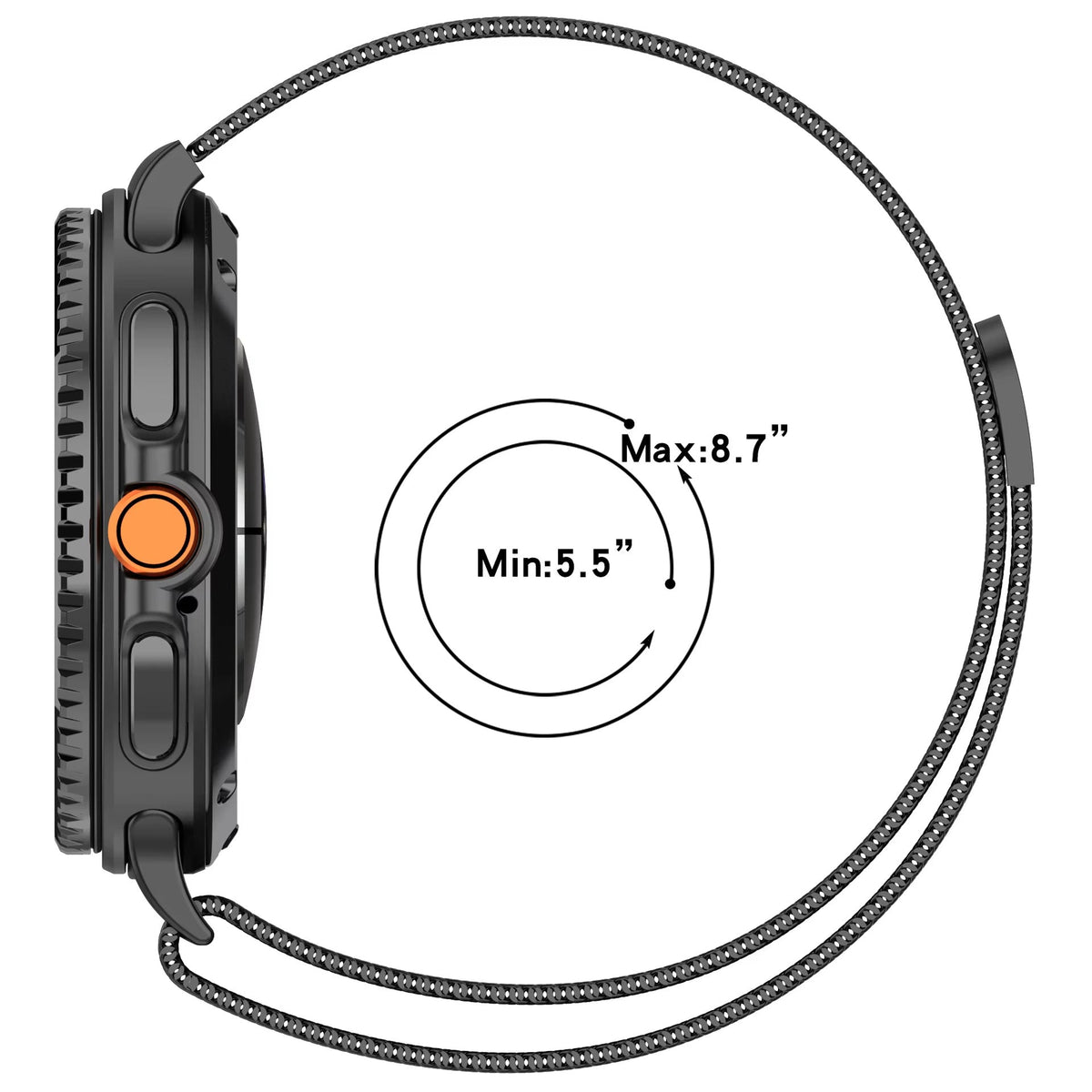 Mecha Milanese Loop Armband für Samsung