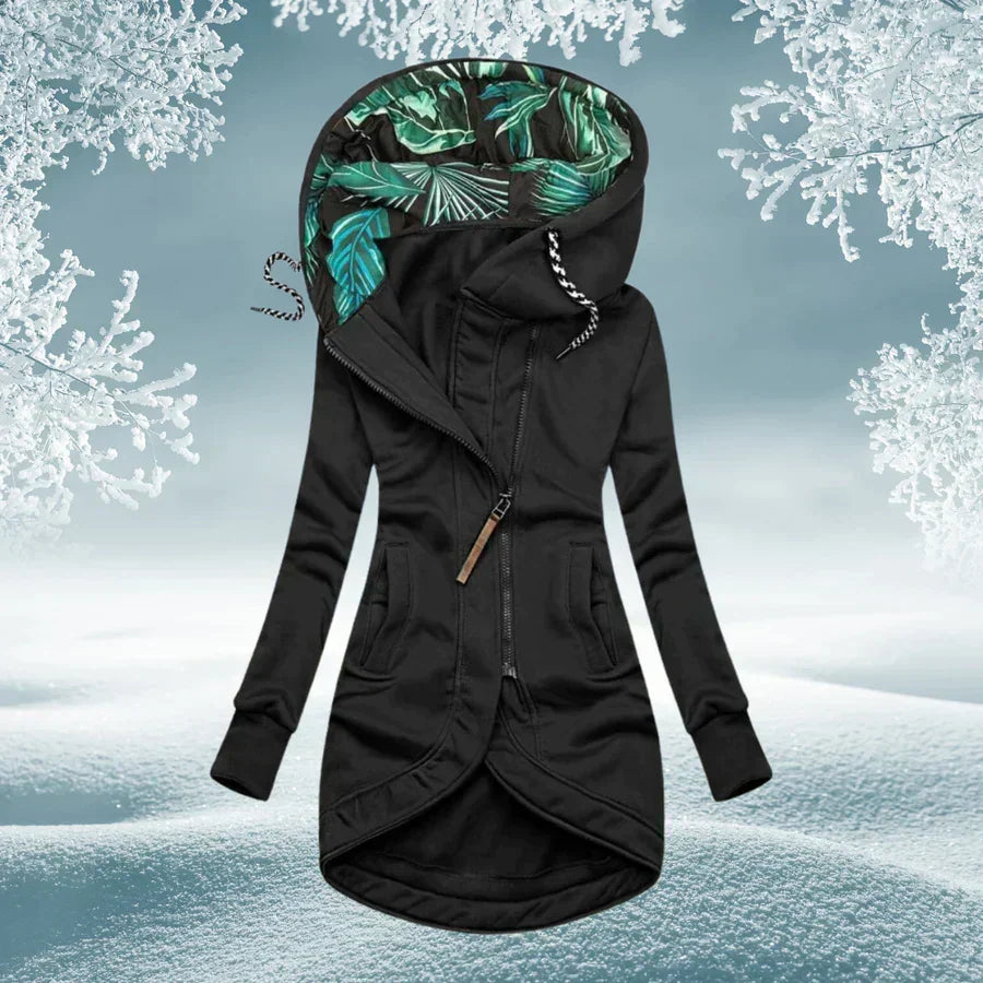 Ingrid - Kapuzen-Longline-Jacke