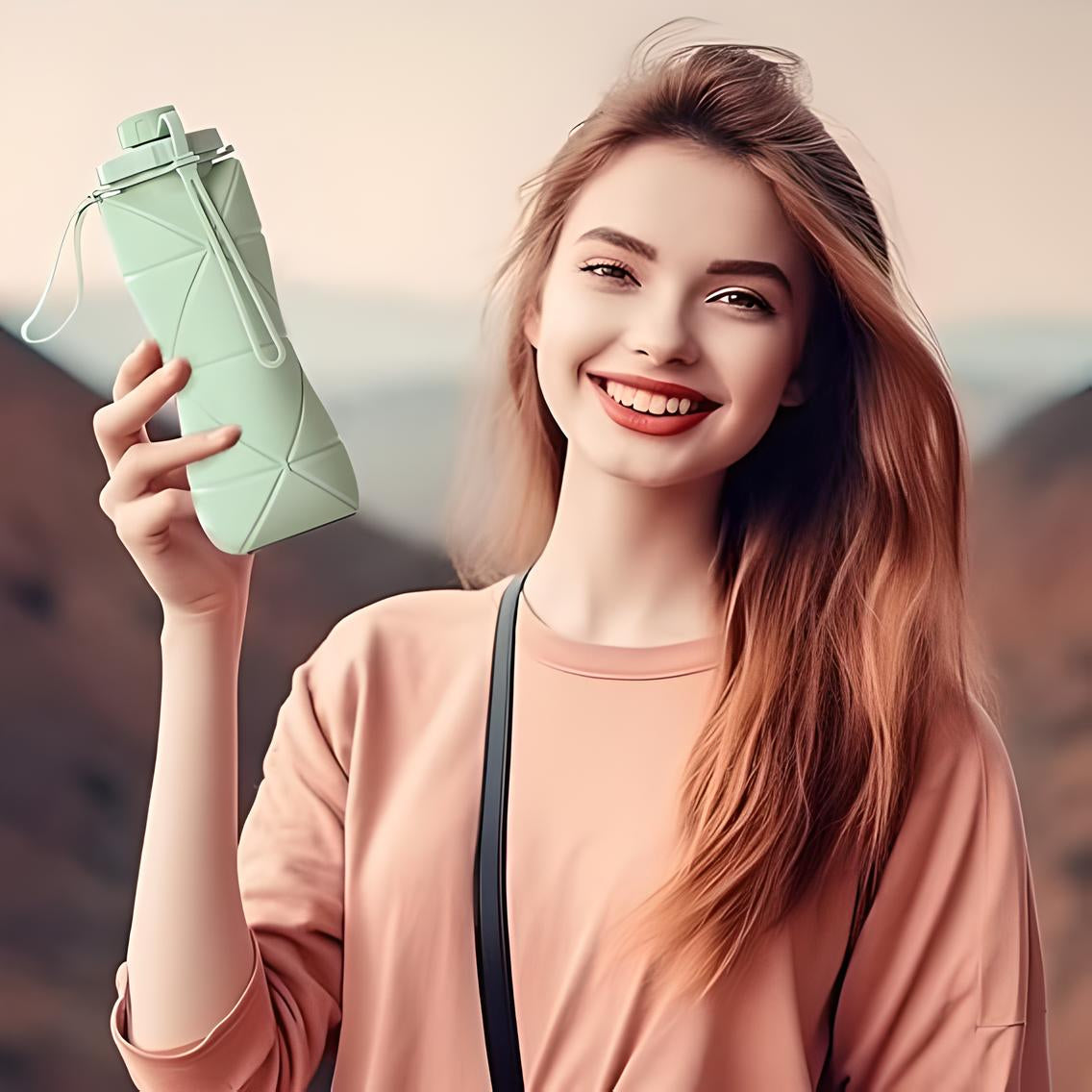 Faltbare Reise-Wasserflasche