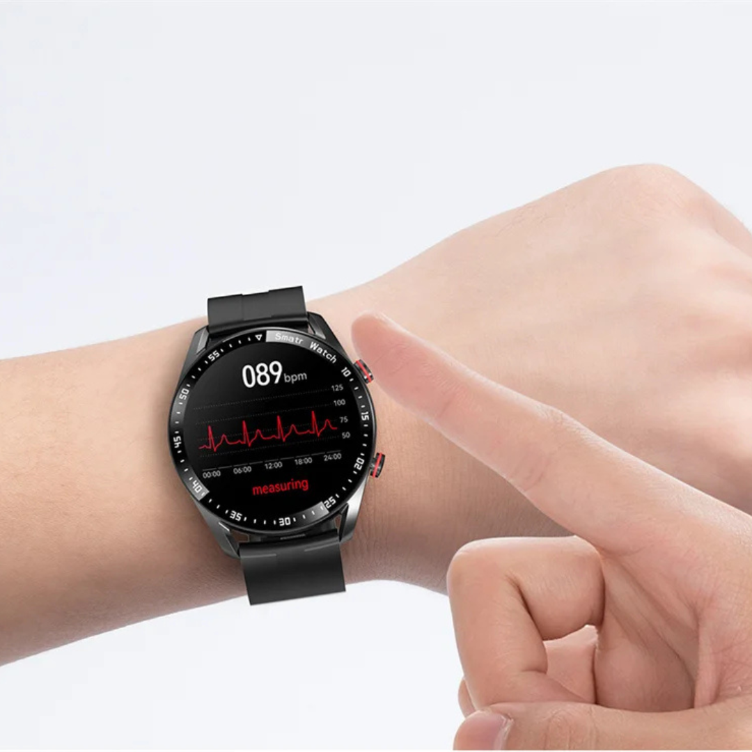 Nordspur | Runde Full-Touch Smartwatch für Männer