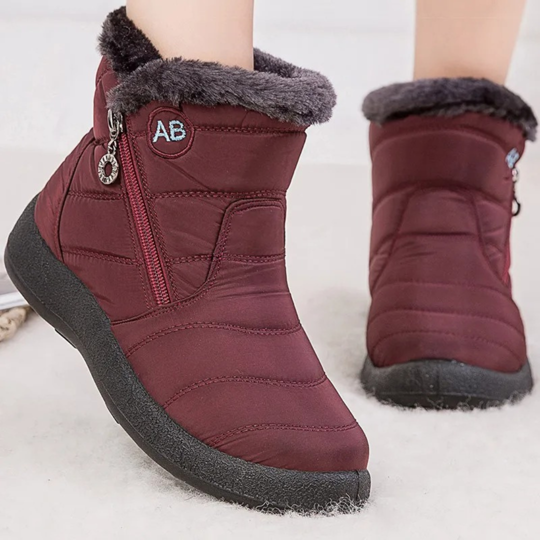 Winterstiefel mit warmem Plüschfutter & rutschfester Sohle – FrostStep Boots