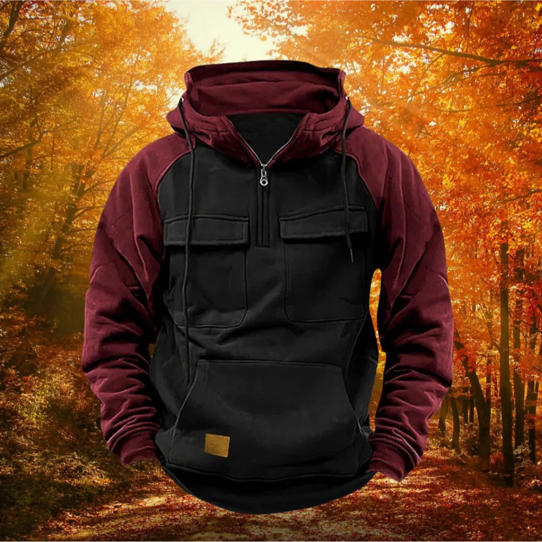 Winter Hoodie mit Kapuze & Multifunktionstaschen – NordHaven Hoodie