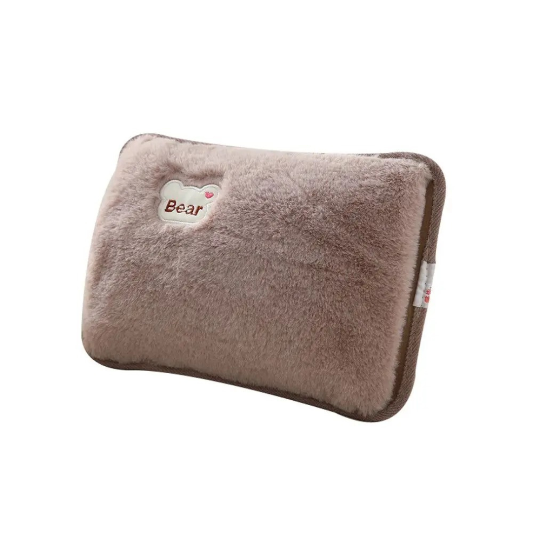 Wärmekissen elektrisch mit USB-Aufladung & Flauschbezug – VelvetWarm HeatPack