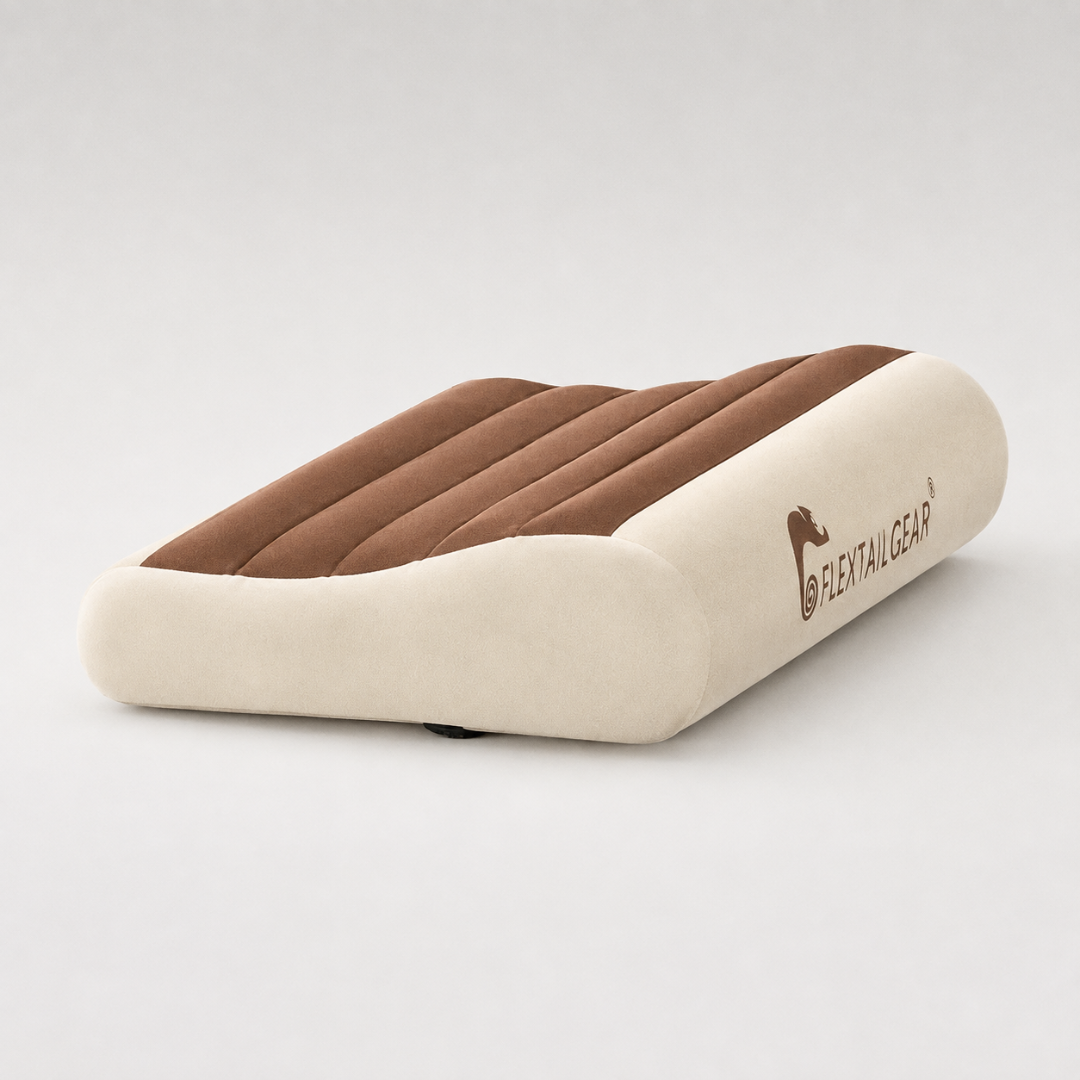 Nordspur | Restiqo Ergonomisches aufblasbares Reisekissen