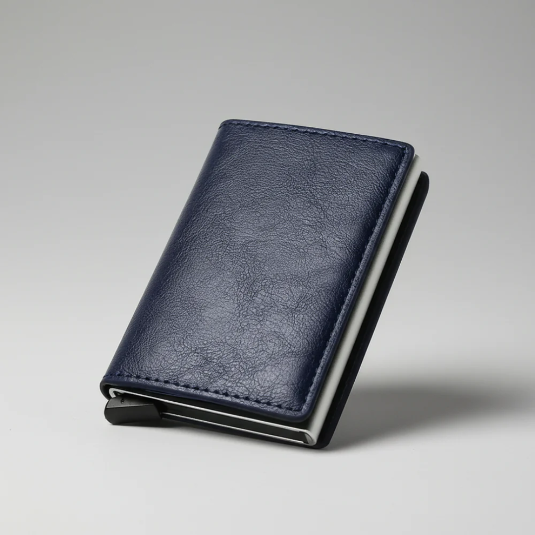 Nordspur | CardLuxe Minimalistischer Kartenhalter-Geldbörse