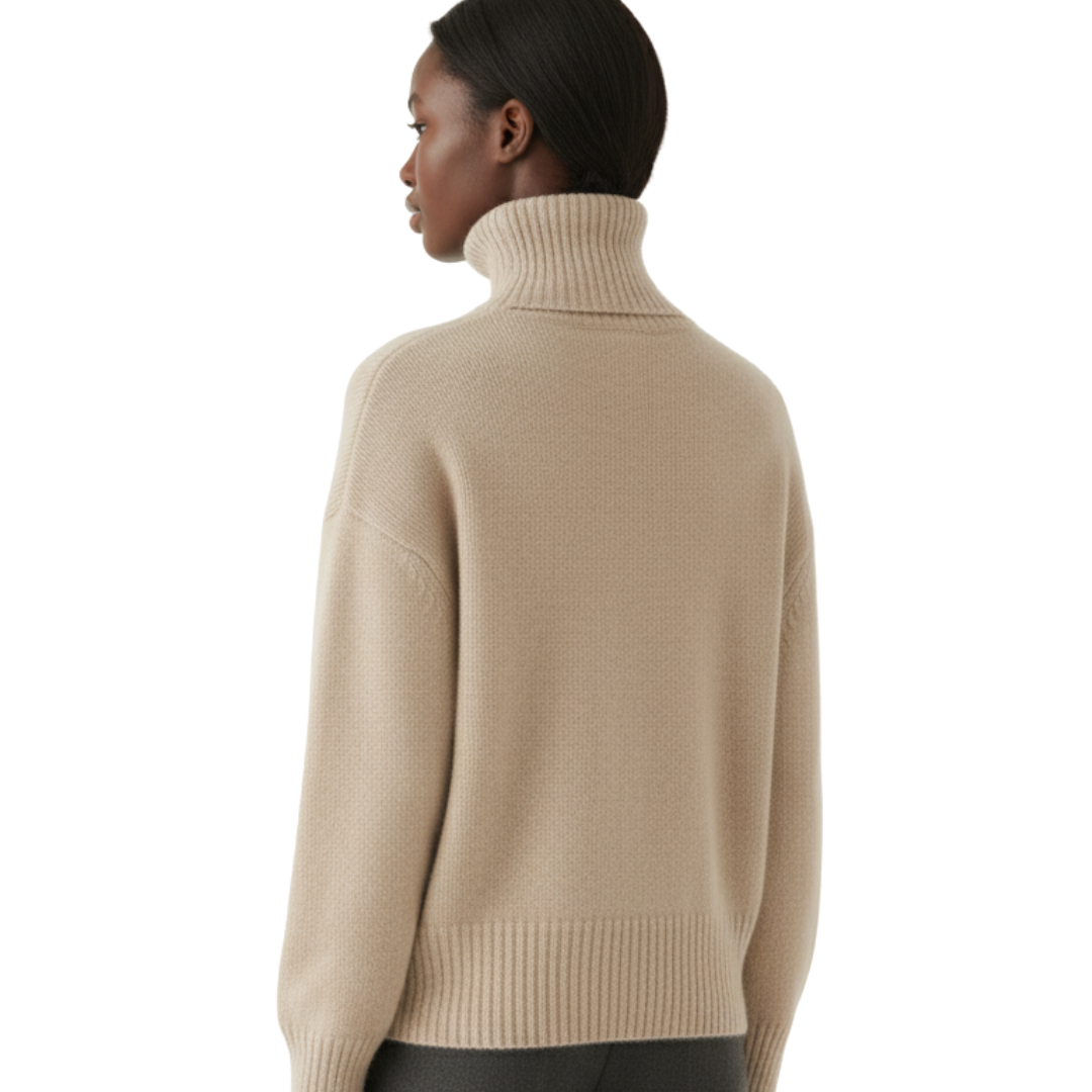 Nordspur | LuxeWool Pullover mit hohem Kragen