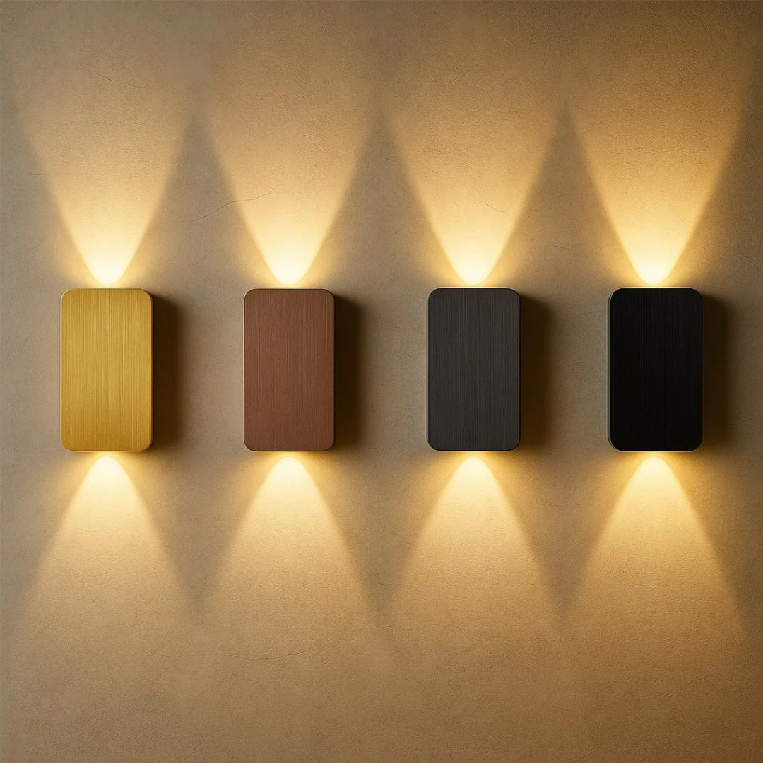 Innenbeleuchtung LED-Wandleuchte mit Up & Down Effekt – LumiGlow Light
