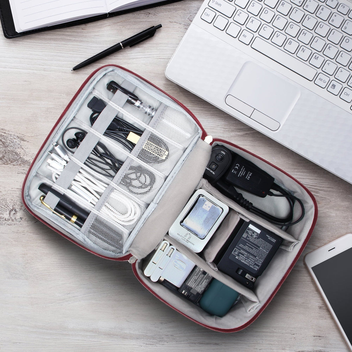 Reise-Elektronik- und Kabel-Organizer-Tasche