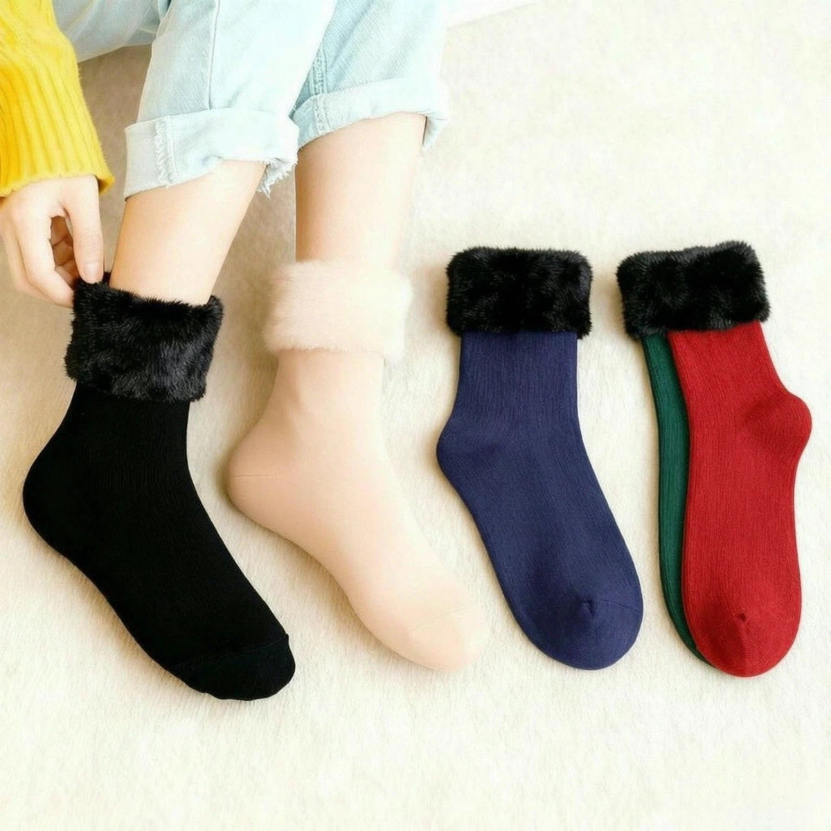 5 Paar Schneesocken