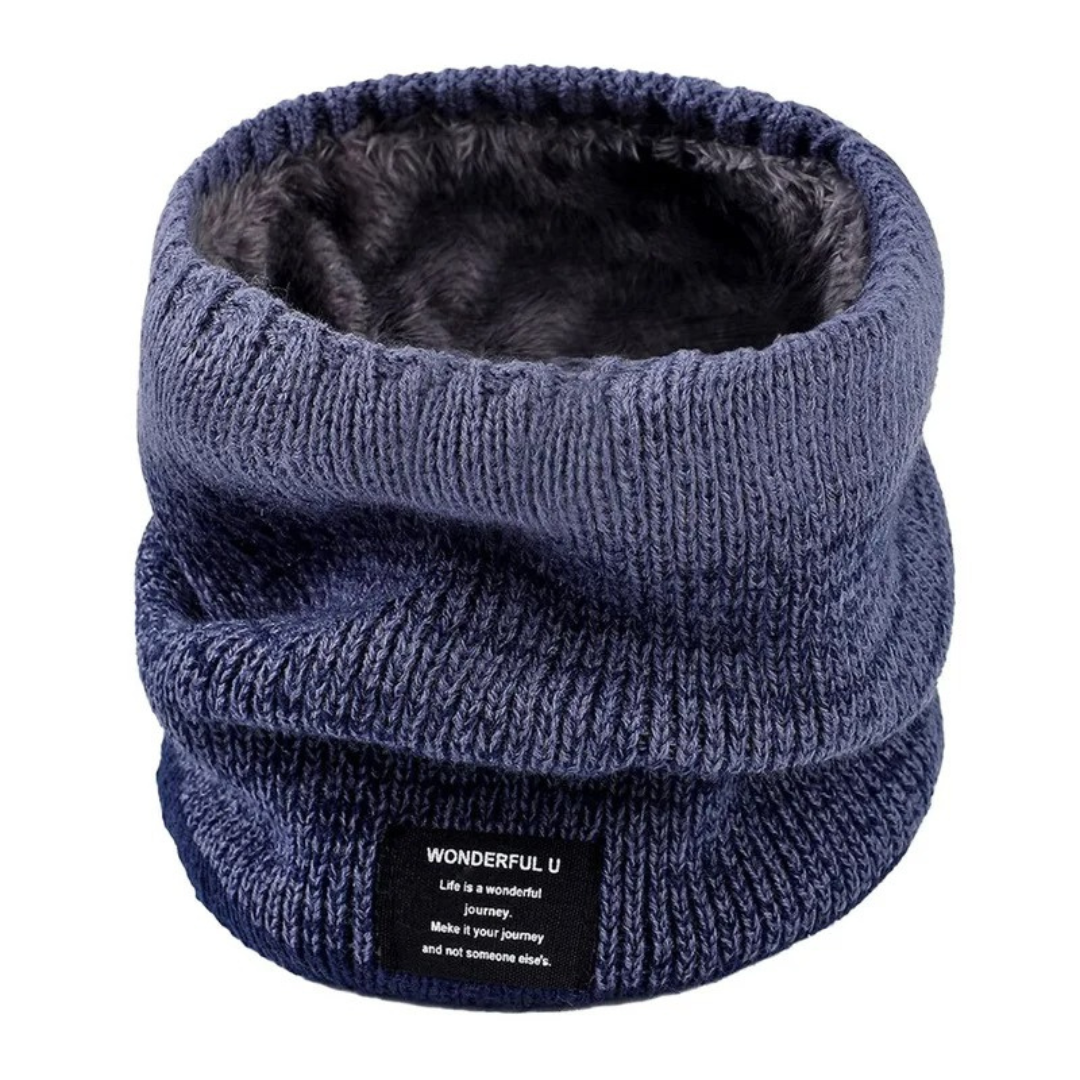 Halswärmer Strick mit Fleece-Innenfutter – WinterKnit
