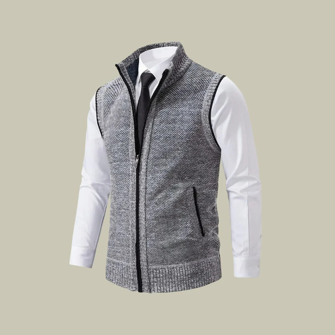 Pullover Bodywarmer Herren mit Reißverschluss & leichter Isolierung – ClassicLayer Vest