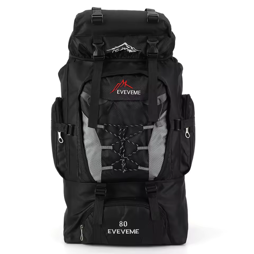 Outdoor-Rucksack 80L wasserdicht & komfortabel – TrekRidge 80