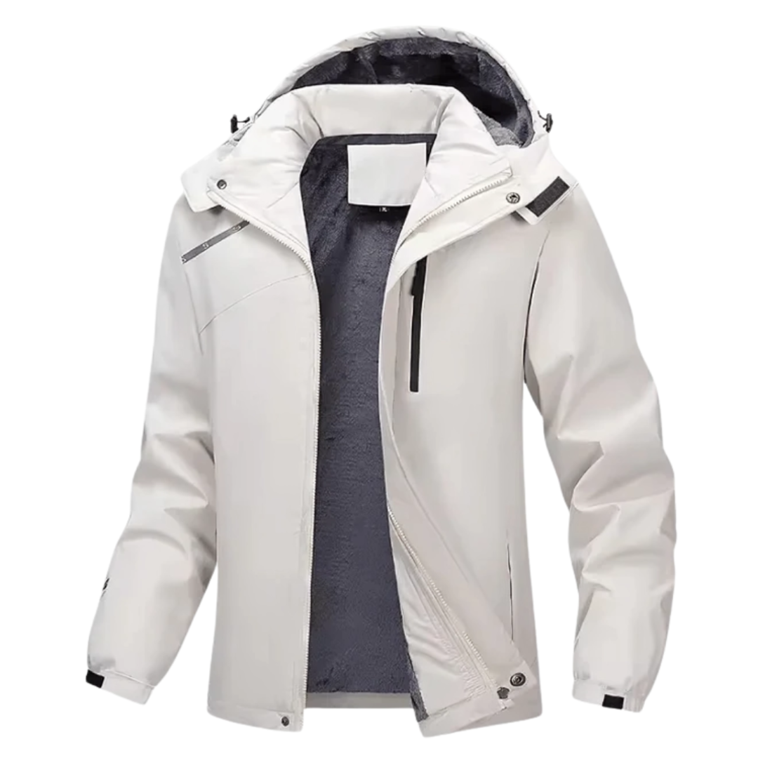 Wasserdichte Herrenjacke mit Kapuze – Regen- & Winddichte Jacke
