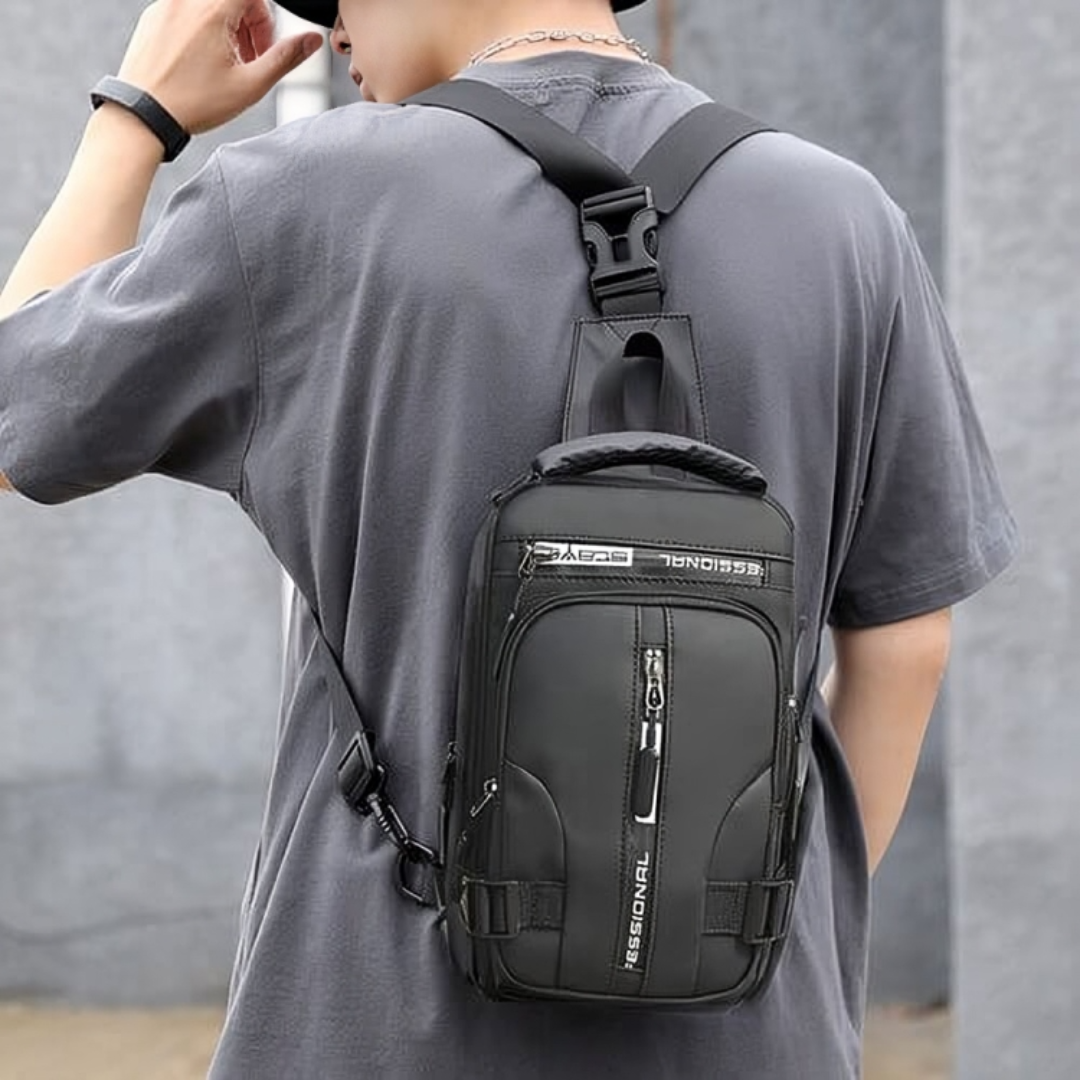 Taschen Schulterrucksack wasserdicht mit Anti-Diebstahl & USB – UrbanSecure Bag