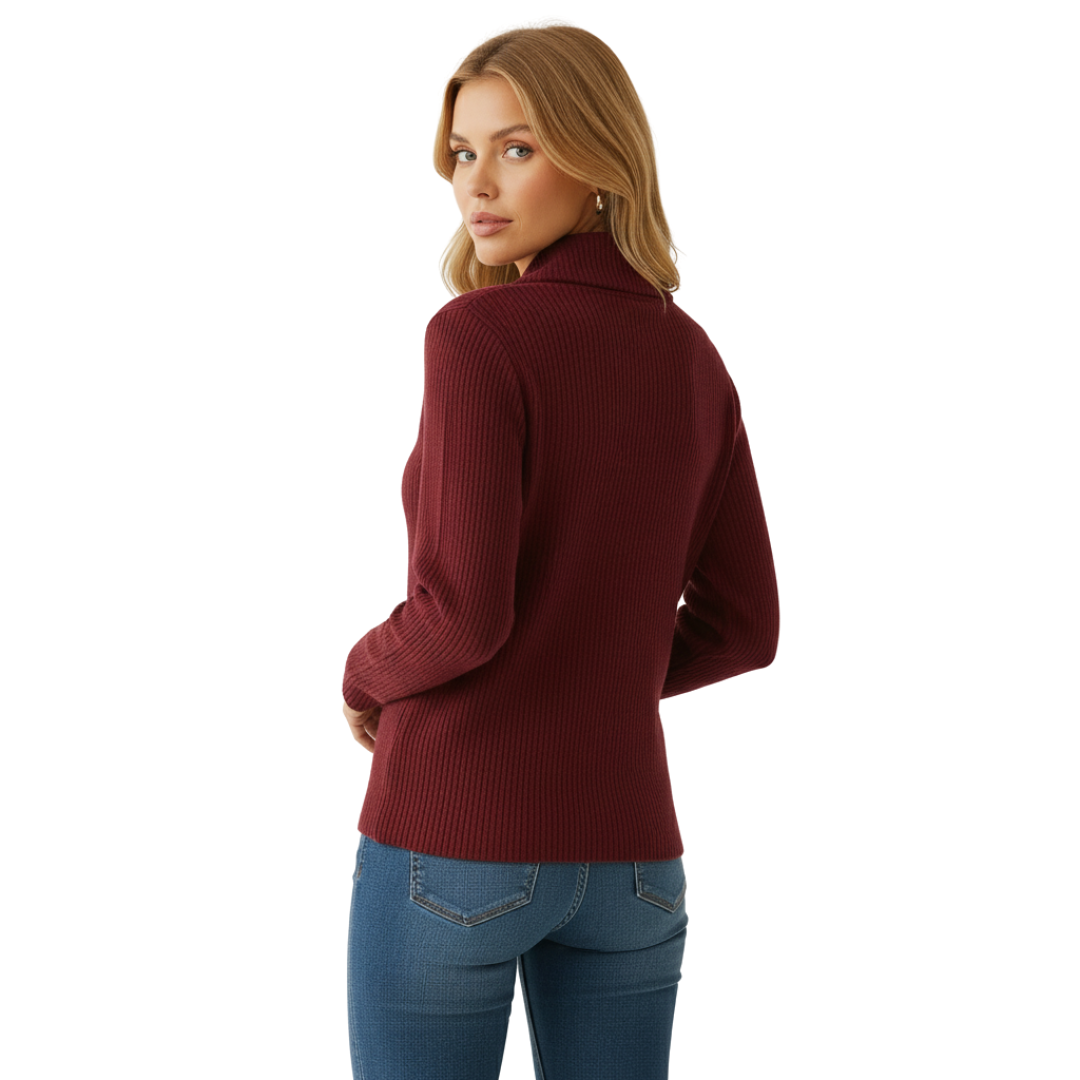 Nordspur | Selene Pullover mit Halb-Reißverschluss