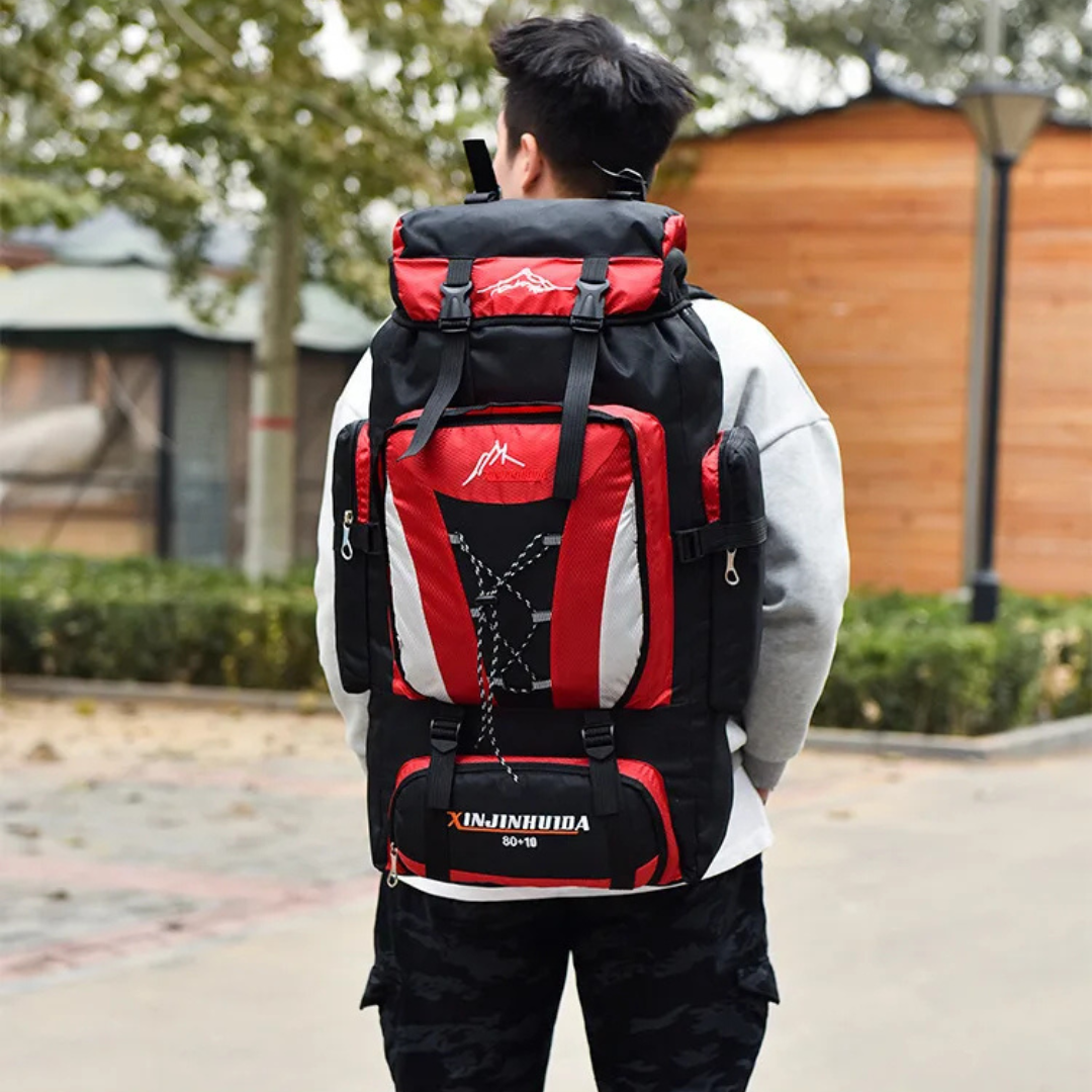 Outdoor-Rucksack 80L wasserabweisend & komfortabel – TrekRidge 80