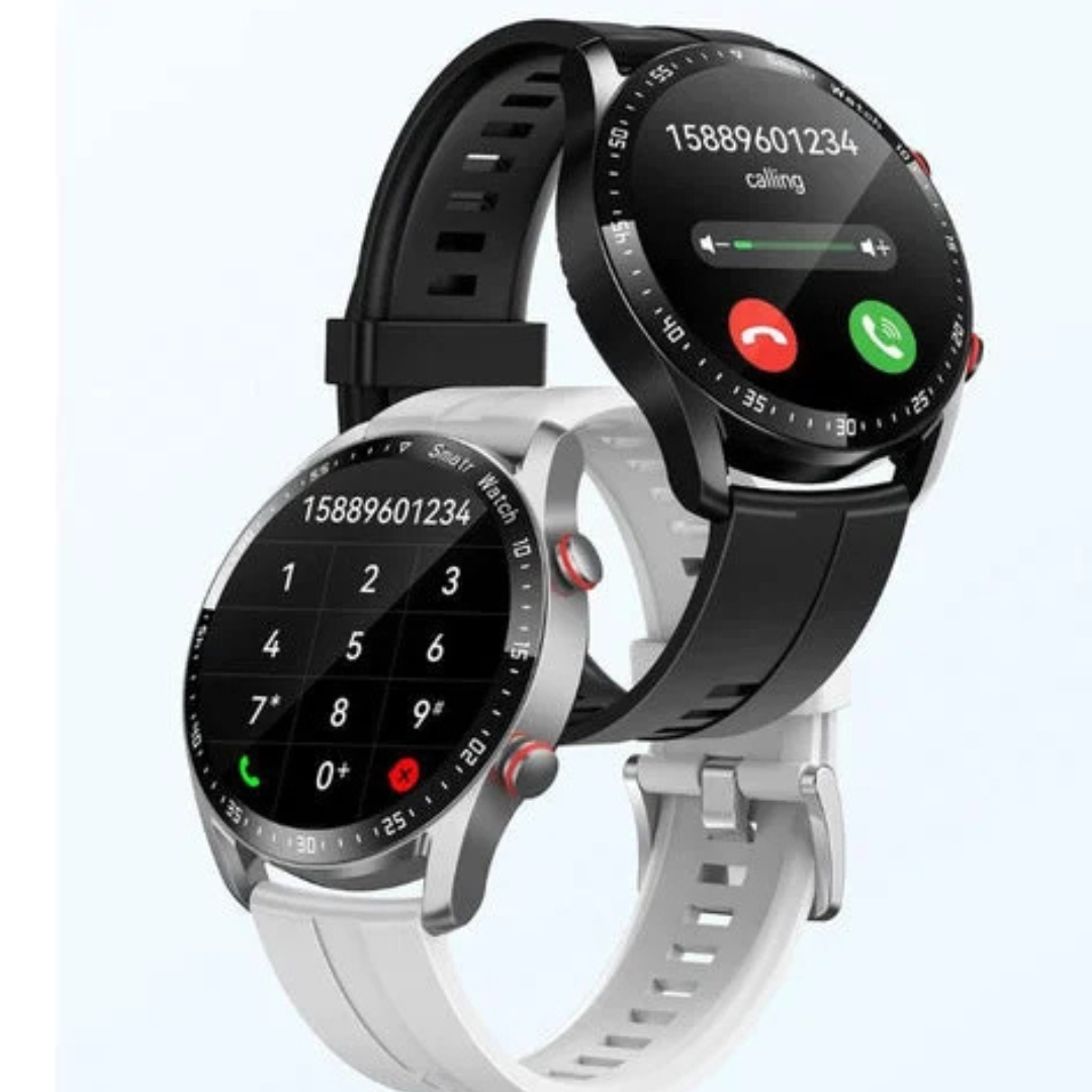 Smartwatch mit Blutzucker- & Vitalwert-Tracking, NFC & IP67 – GlucoTrack Pro