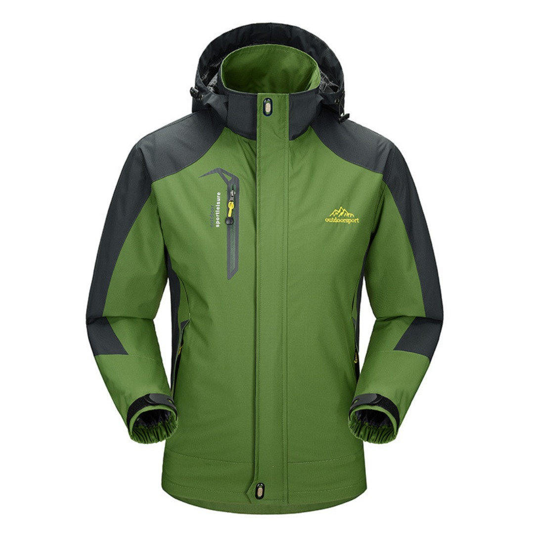Outdoorjacke Herren wasserdicht & winddicht mit Kapuze – StormPeak Shell