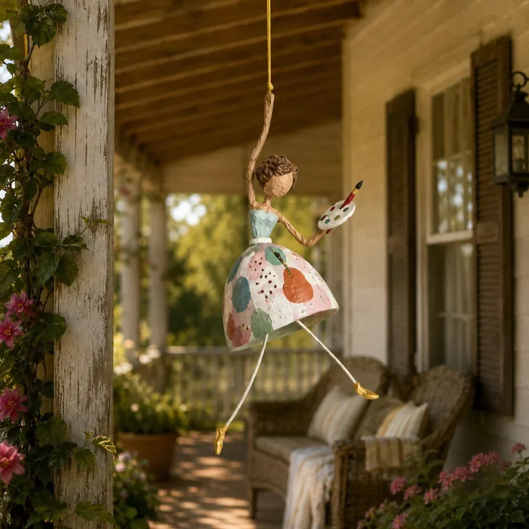 Whimsical Dancing Lady Hängeornament