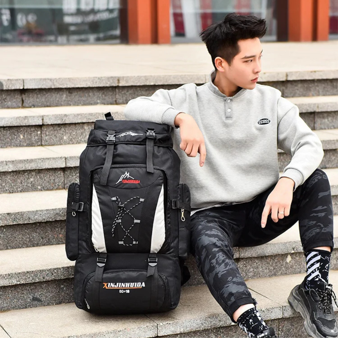 Outdoor-Rucksack 80L wasserabweisend & komfortabel – TrekRidge 80