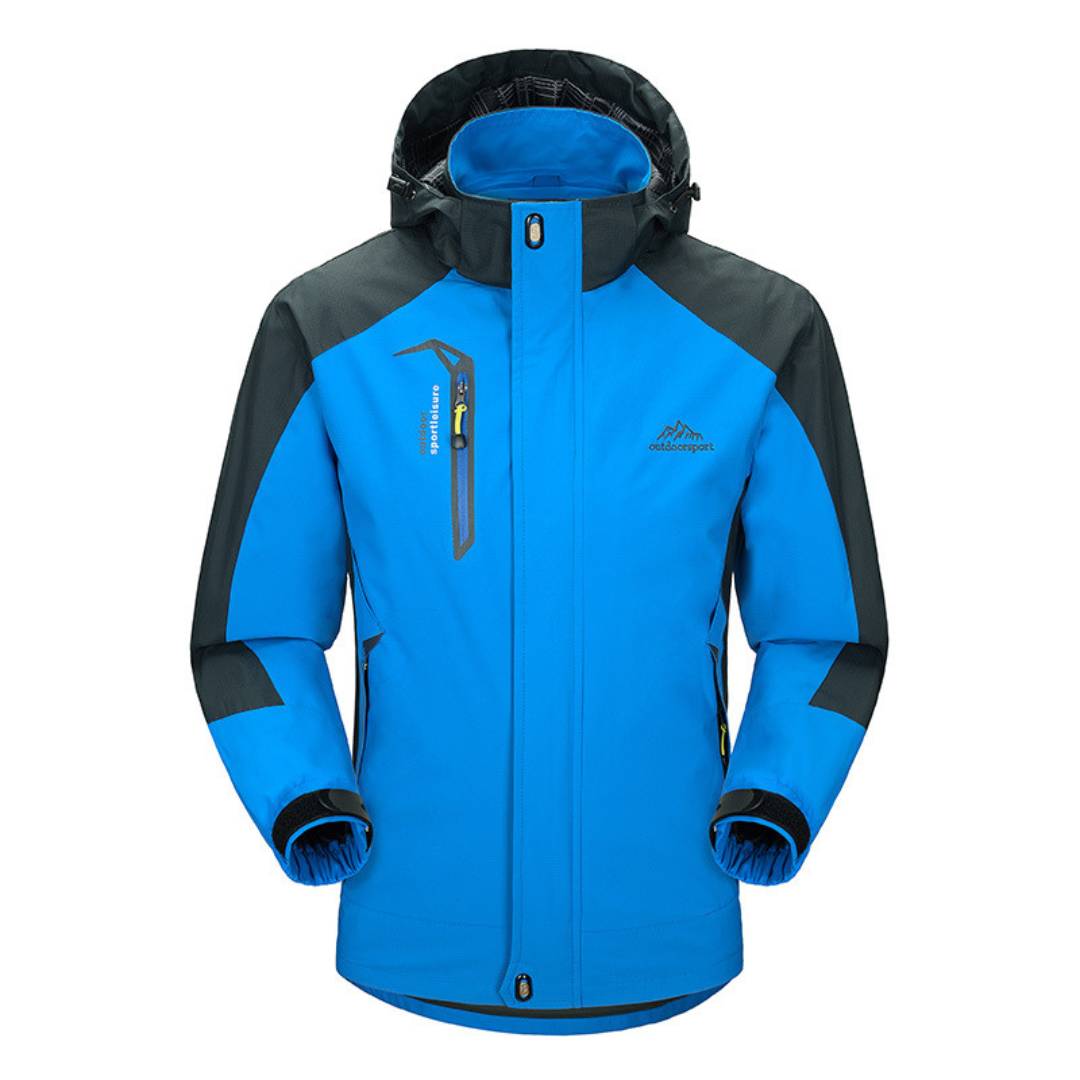Outdoorjacke Herren wasserdicht & winddicht mit Kapuze – StormPeak Shell