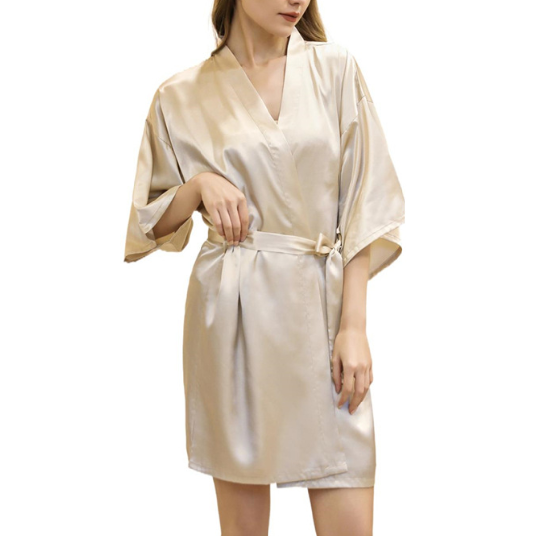 Nordspur | Velisse Kurzer Kimono-Stil Bademantel