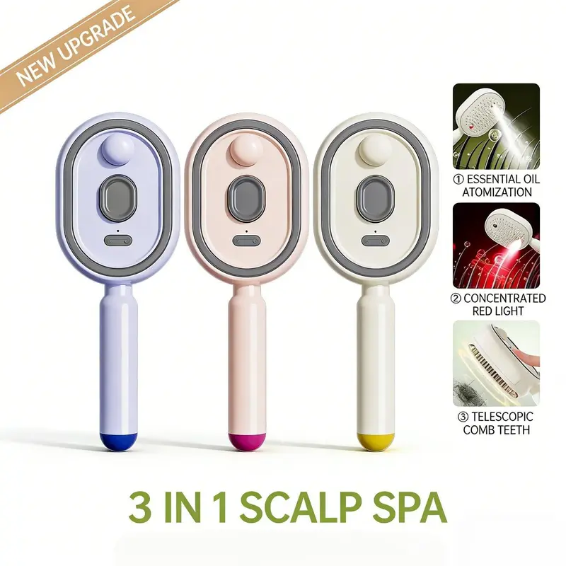 Elektrischer Spray-Luftkissen-Massage-Kamm