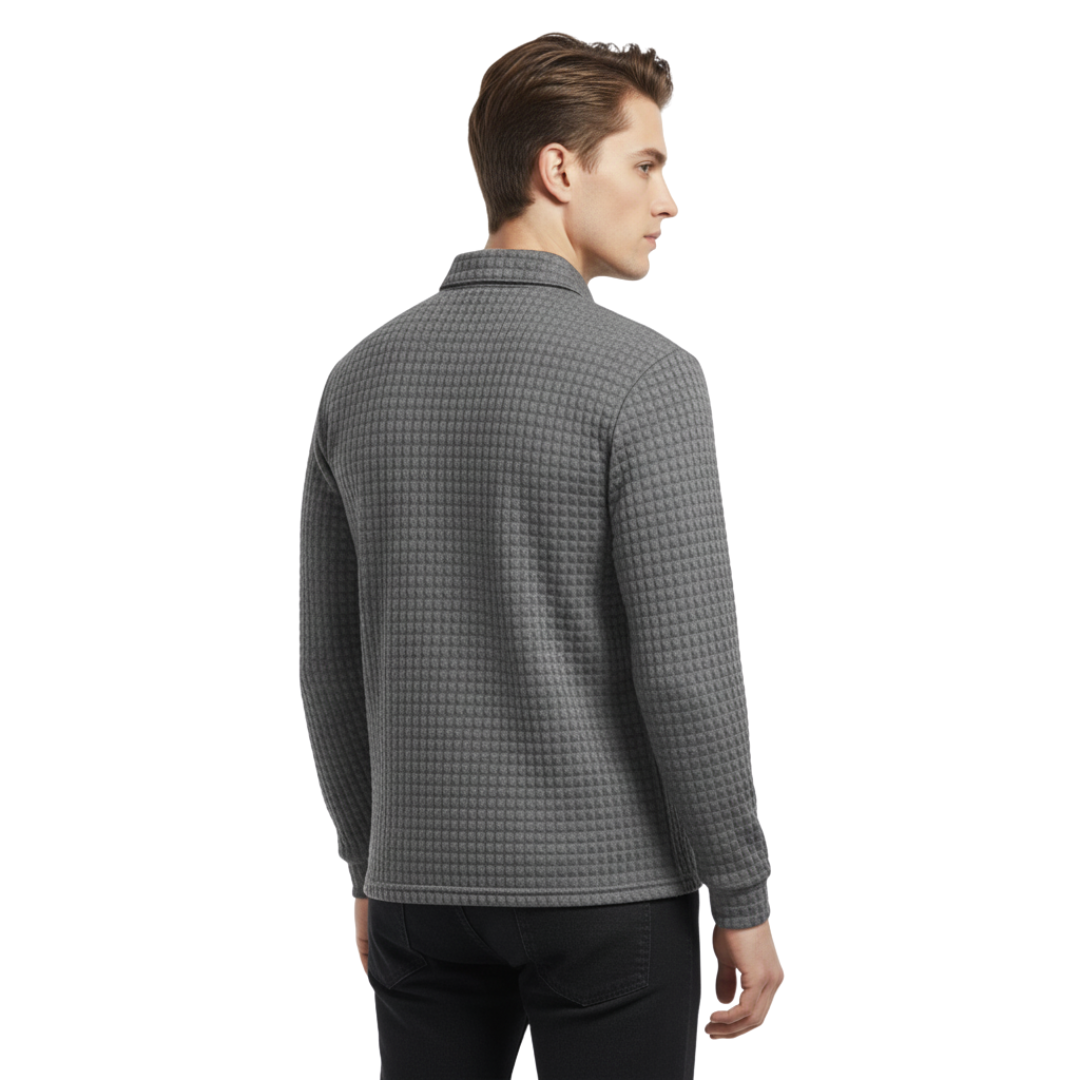 Nordspur | BlackWaffle Langarm-Pullover