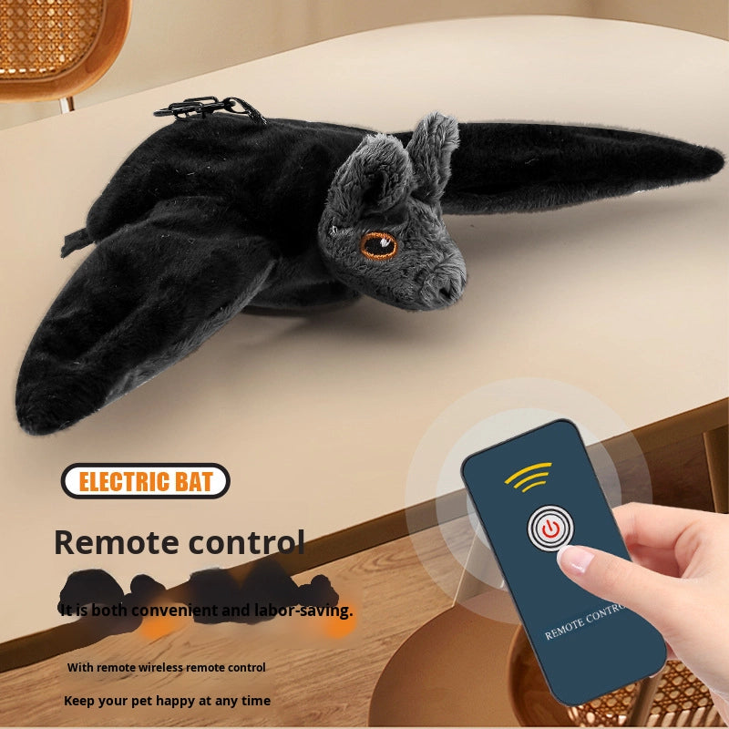 Berührungsaktiviertes Flatterndes Fledermaus-Hundespielzeug mit Katzenminze