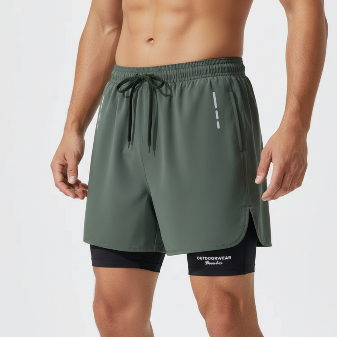 Nordspur | Veltoro Two-in-One Running Shorts
