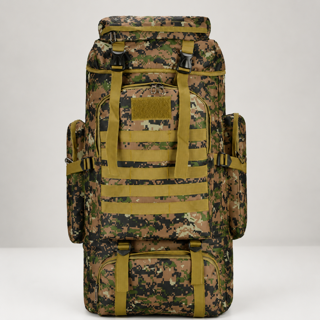 Taktischer Rucksack 80L Wasserabweisend – BergTrail Pro