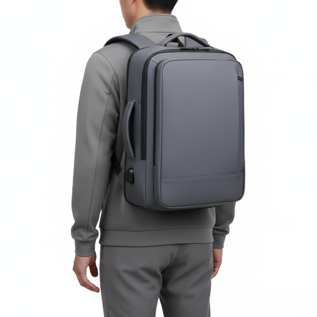 Nordspur | Erweiterbarer Oxford-Reiserucksack