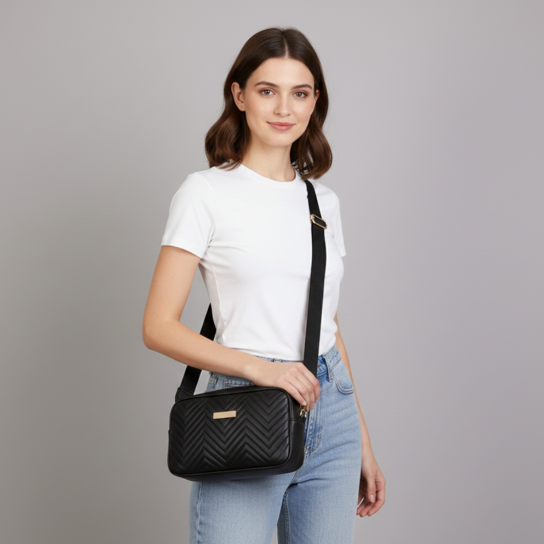 Nordspur | Gesteppte Mini-Crossbody-Tasche