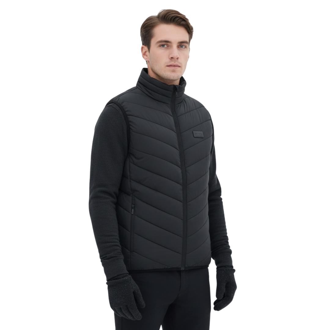 Beheizte Weste mit 21 Heizzonen & USB-C-Anschluss – Elektrische Heizweste für Herren & Damen