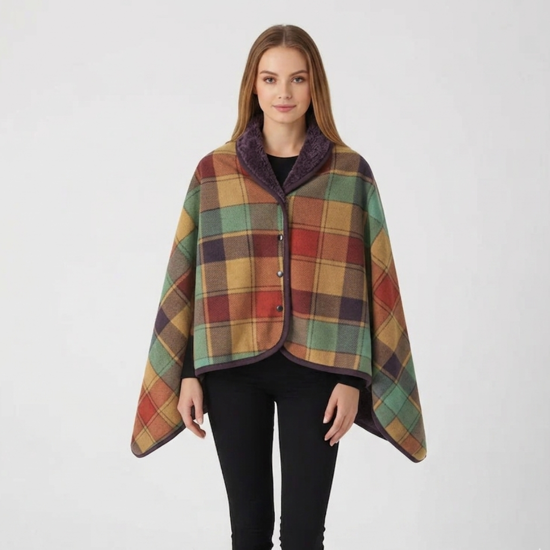 Nordspur | Tragbares Flanell-Umhang-Decke