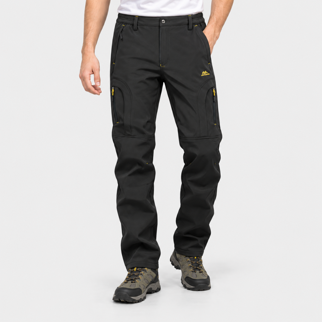 Nordspur | Herren Outdoor Wanderhose - Fleece-gefüttert & Wasserabweisend