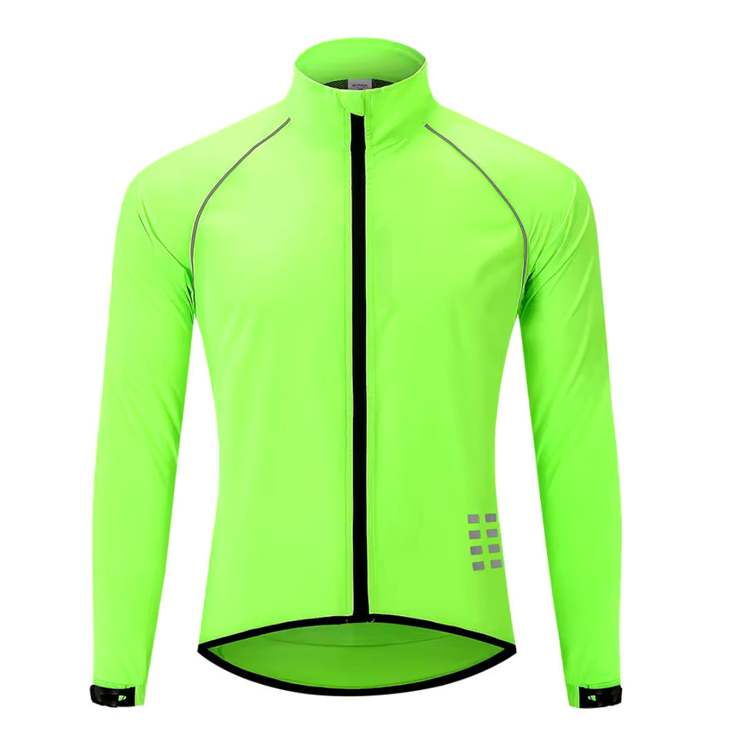 Herren Fahrrad Windjacke reflektierend ultraleicht – AeroRide Shield