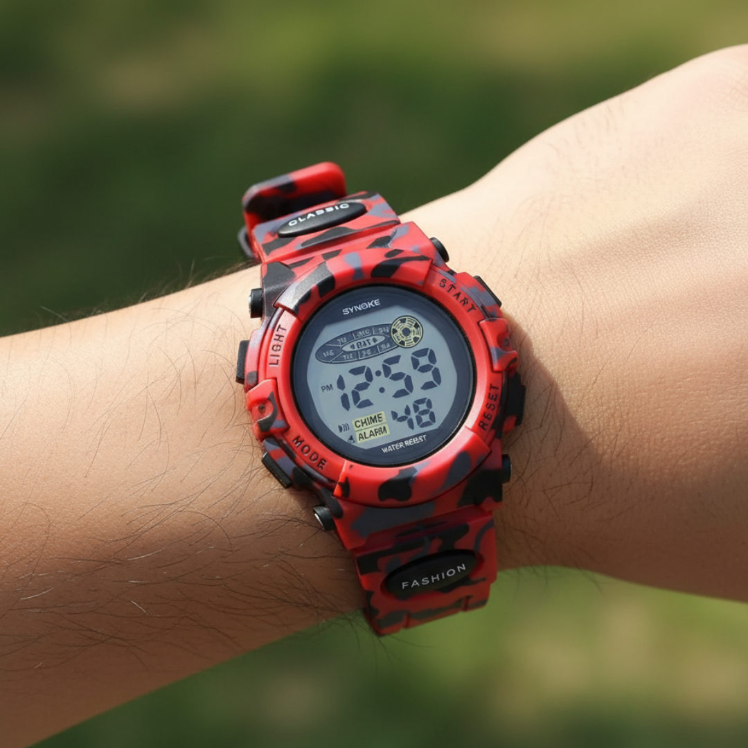 Uhren für Kinder wasserdicht & stoßfest – TimeGuard Kidswatch