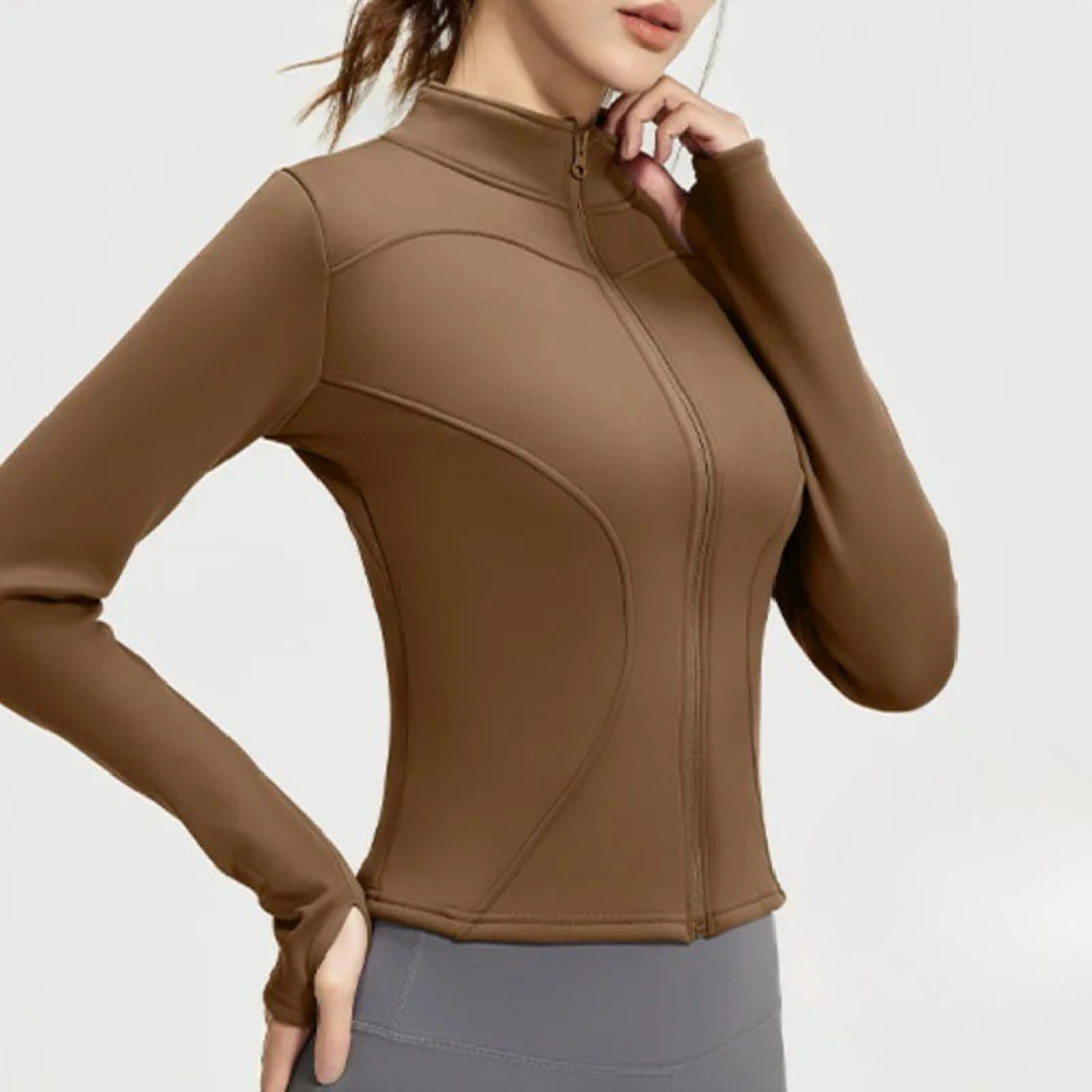 Nordspur | Thermiqurv Slim-Fit Jacke mit durchgehendem Reißverschluss