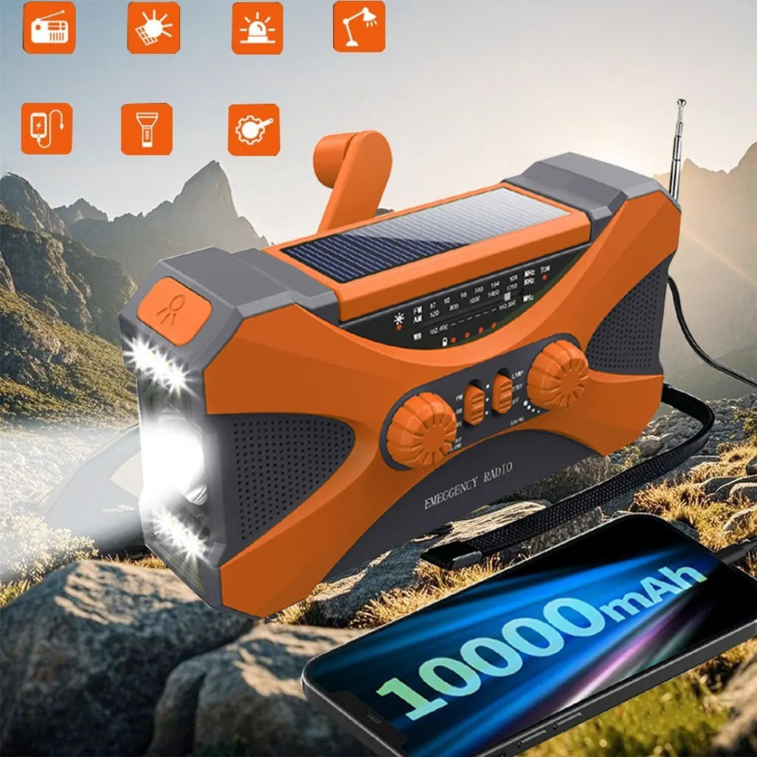 Nordspur | Solivox Solar-Kurbel-Notfallradio