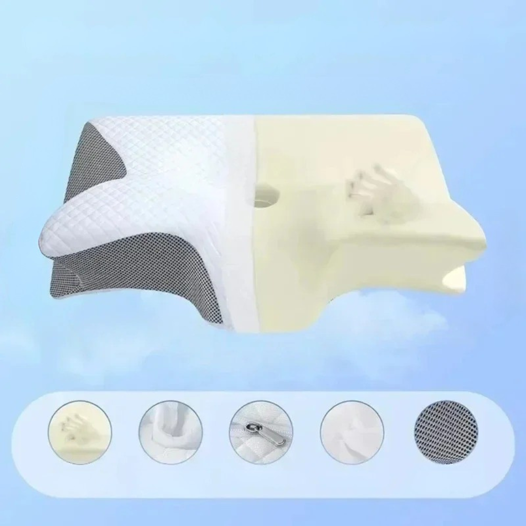 Nordspur | CerviCloud Ergonomisches Nackenstützkissen mit Memory Foam