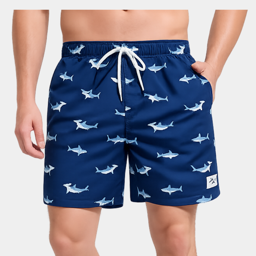 Nordspur | Wavecrest Herren Kurz geschnittene Badeshorts