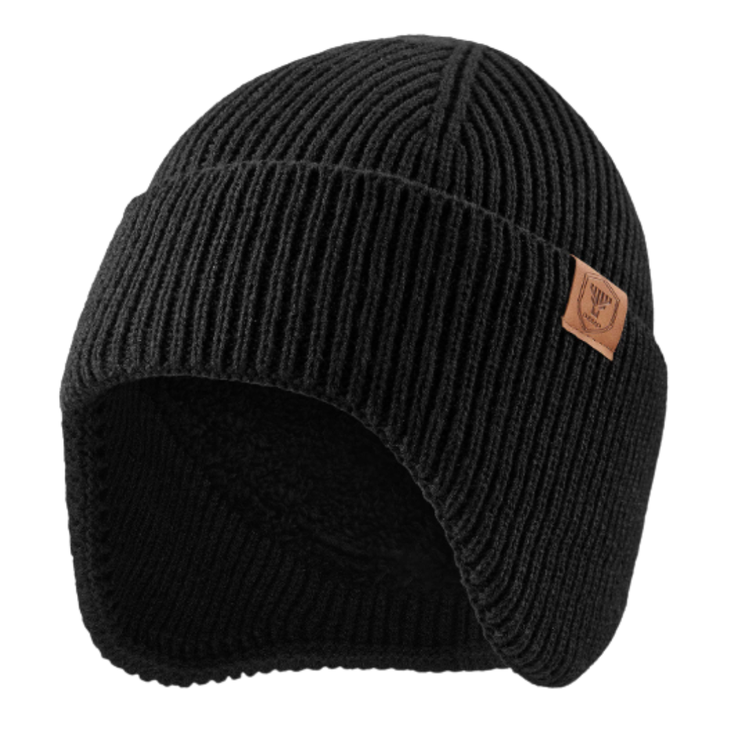 Winter Mütze mit Ohrenklappen & Fleecefutter – NordPeak Beanie
