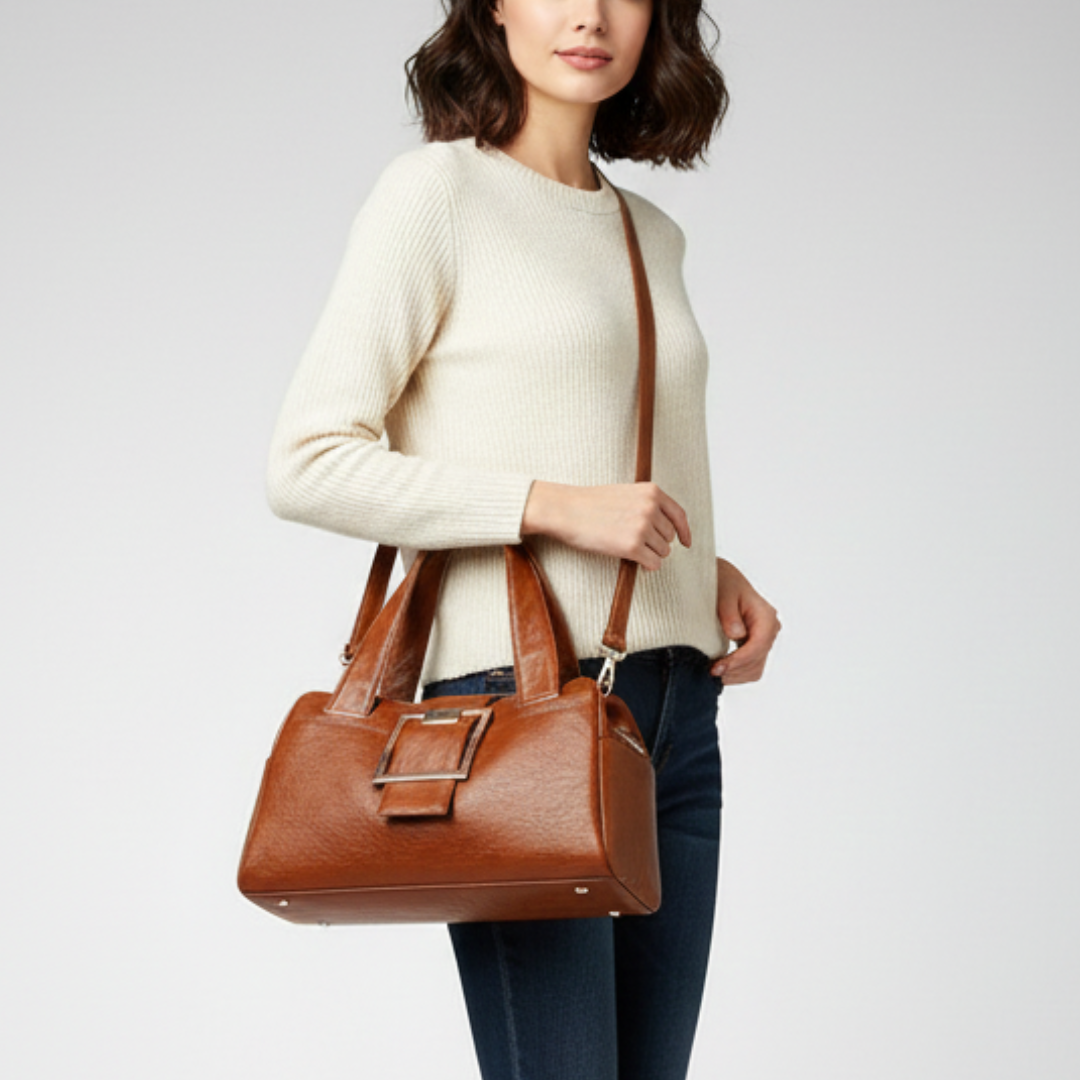 Nordspur | Weiche Mikrofaser-Satchel-Tasche