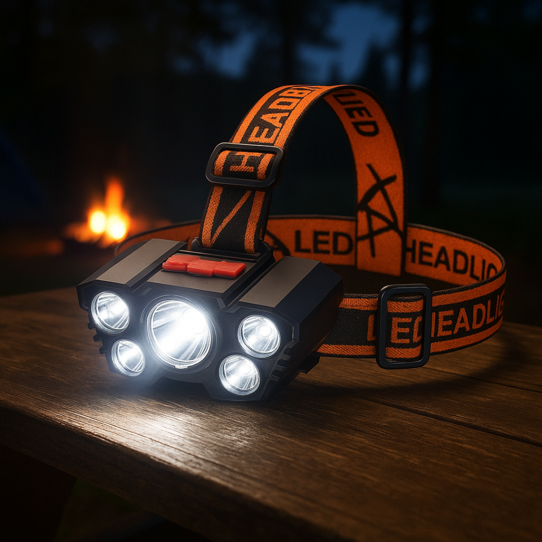 LED Stirnlampe USB wiederaufladbar – HelioBeam