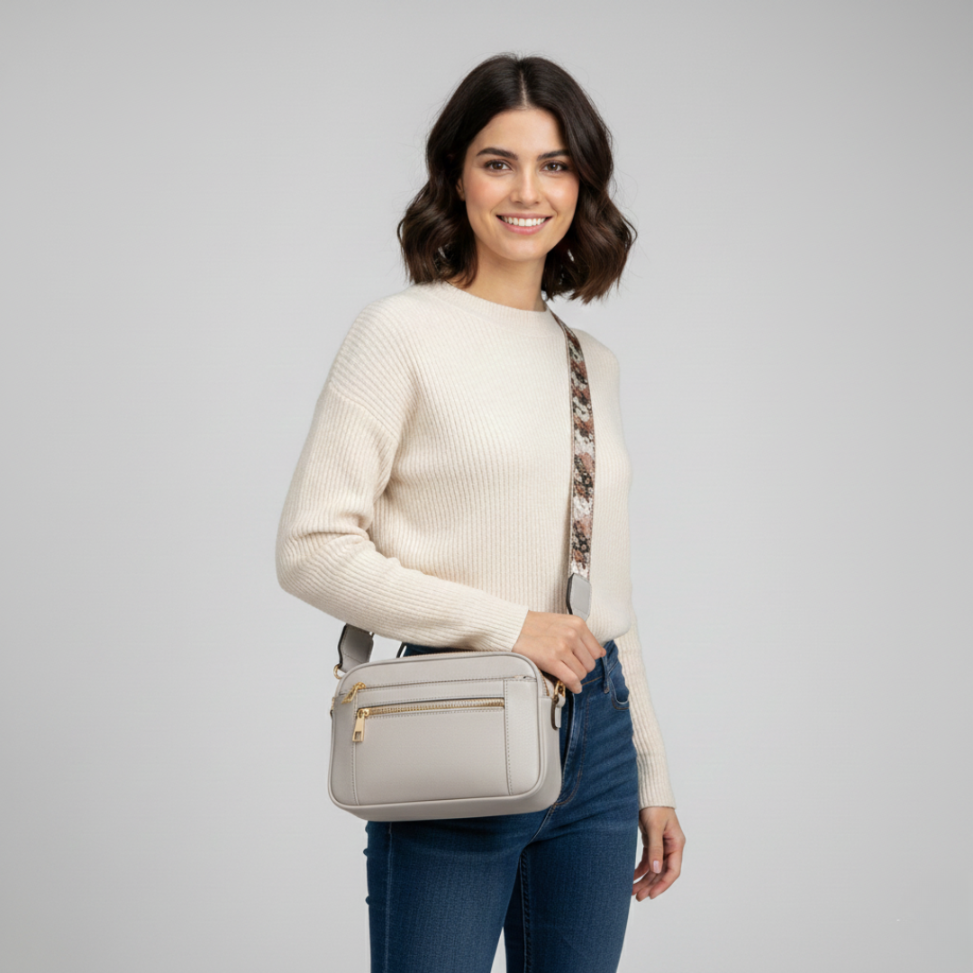 Nordspur | Weiche, quadratische Crossbody-Tasche