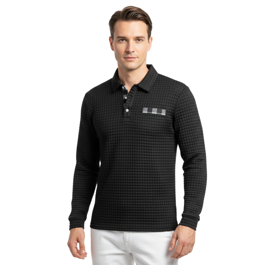 Nordspur | BlackWaffle Langarm-Pullover