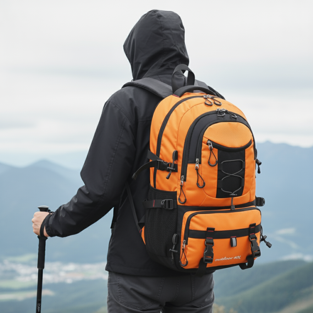 Wanderrucksack 40L mit USB-Anschluss – BergTrail Pro