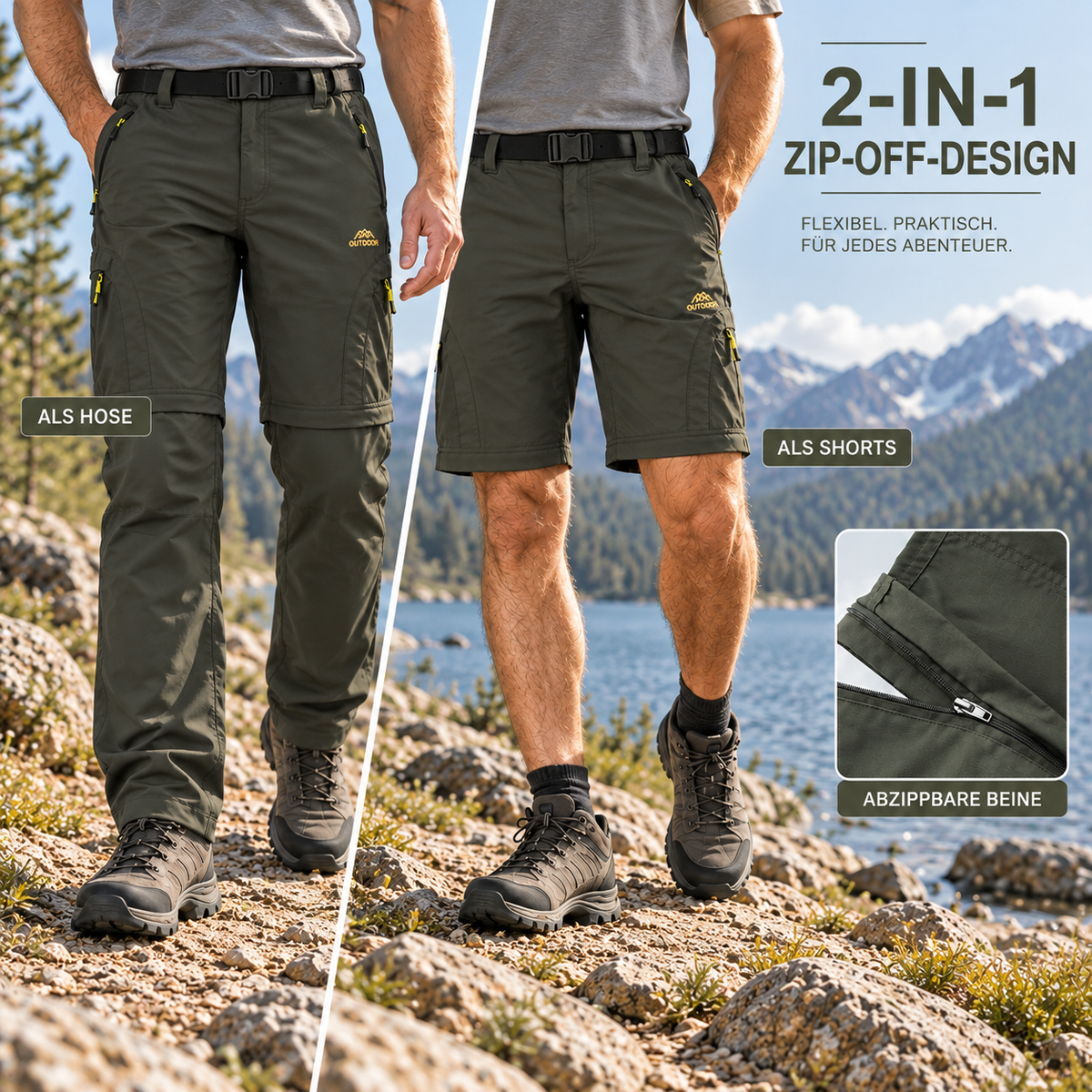Nordspur | Ridgeclip Zip-Off Outdoor-Hose